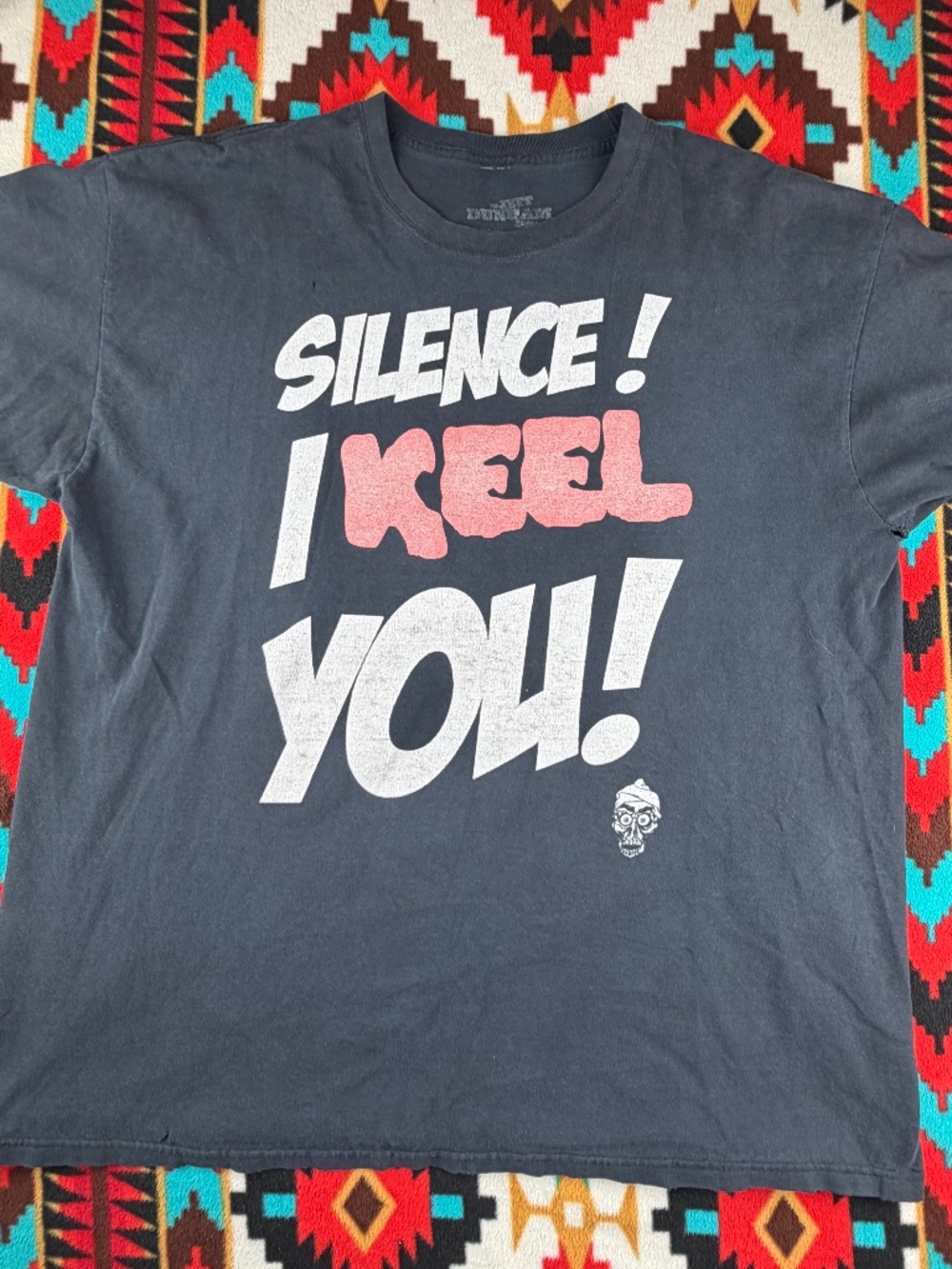 Silence I Keel You Achmed Dead Terror Jeff Dunham Graphic TShirt XL Black comedy